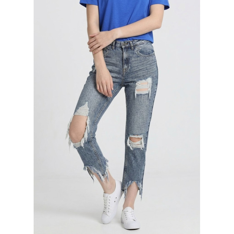 JEANS CAROLE-ALLURE Medium Mom Box | Taille en pouces
