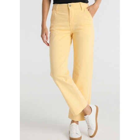 PANTALON CHINO OLIVIA-AUDE High Box Droit Jambe large | Taille en pouces