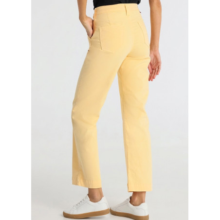 PANTALON CHINO OLIVIA-AUDE High Box Droit Jambe large | Taille en pouces