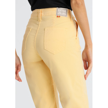 PANTALON CHINO OLIVIA-AUDE High Box Droit Jambe large | Taille en pouces