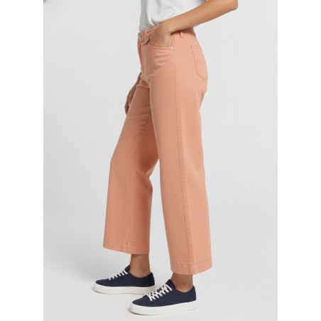 PANTALON CHINO OLIVIA-SENDA High Box Droit Jambe large | Taille en pouces