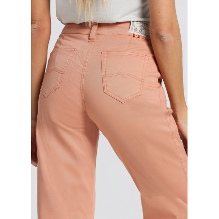 PANTALON CHINO OLIVIA-SENDA High Box Droit Jambe large | Taille en pouces
