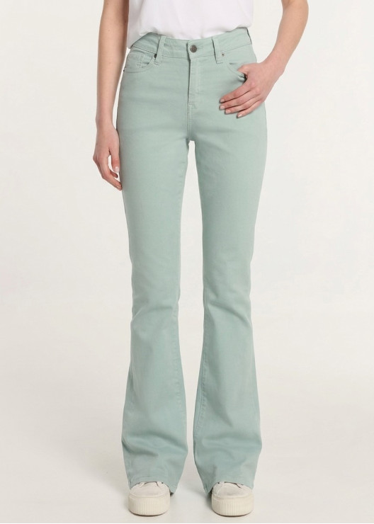 CARLA-AUDE Pantalon évasé...