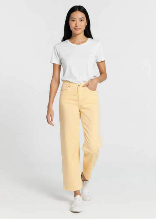 Jeans large coupe droite...