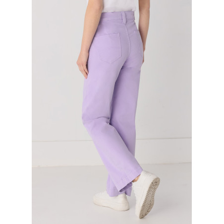 PANTALON CHINO OLIVIA-AUDE High Box Droit Jambe large | Taille en pouces