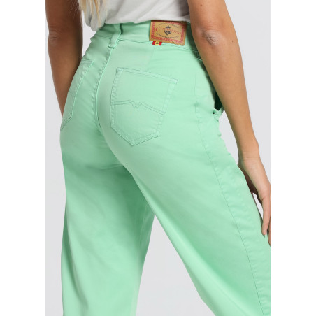 PANTALON CHINO OLIVIA-AUDE High Box Droit Jambe large | Taille en pouces
