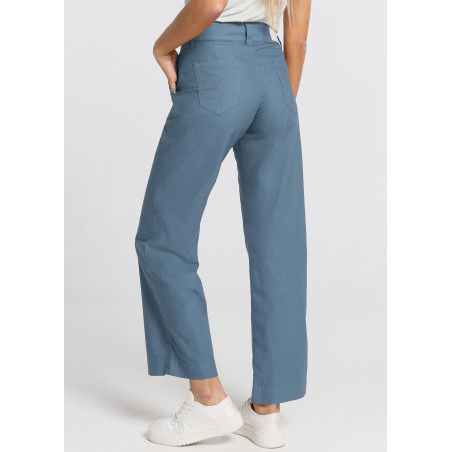 PANTALON CHINO OLIVIA-YONNE High Box Droit Jambe large | Taille en pouces