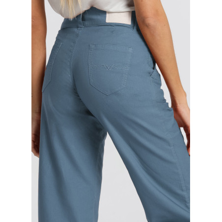 PANTALON CHINO OLIVIA-YONNE High Box Droit Jambe large | Taille en pouces