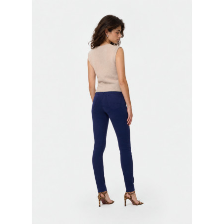 Jean slim nouflore blum taille moyenne bleu femme
