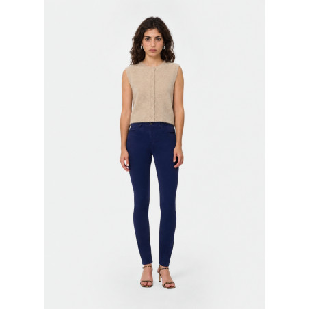 Jean slim nouflore blum taille moyenne bleu femme