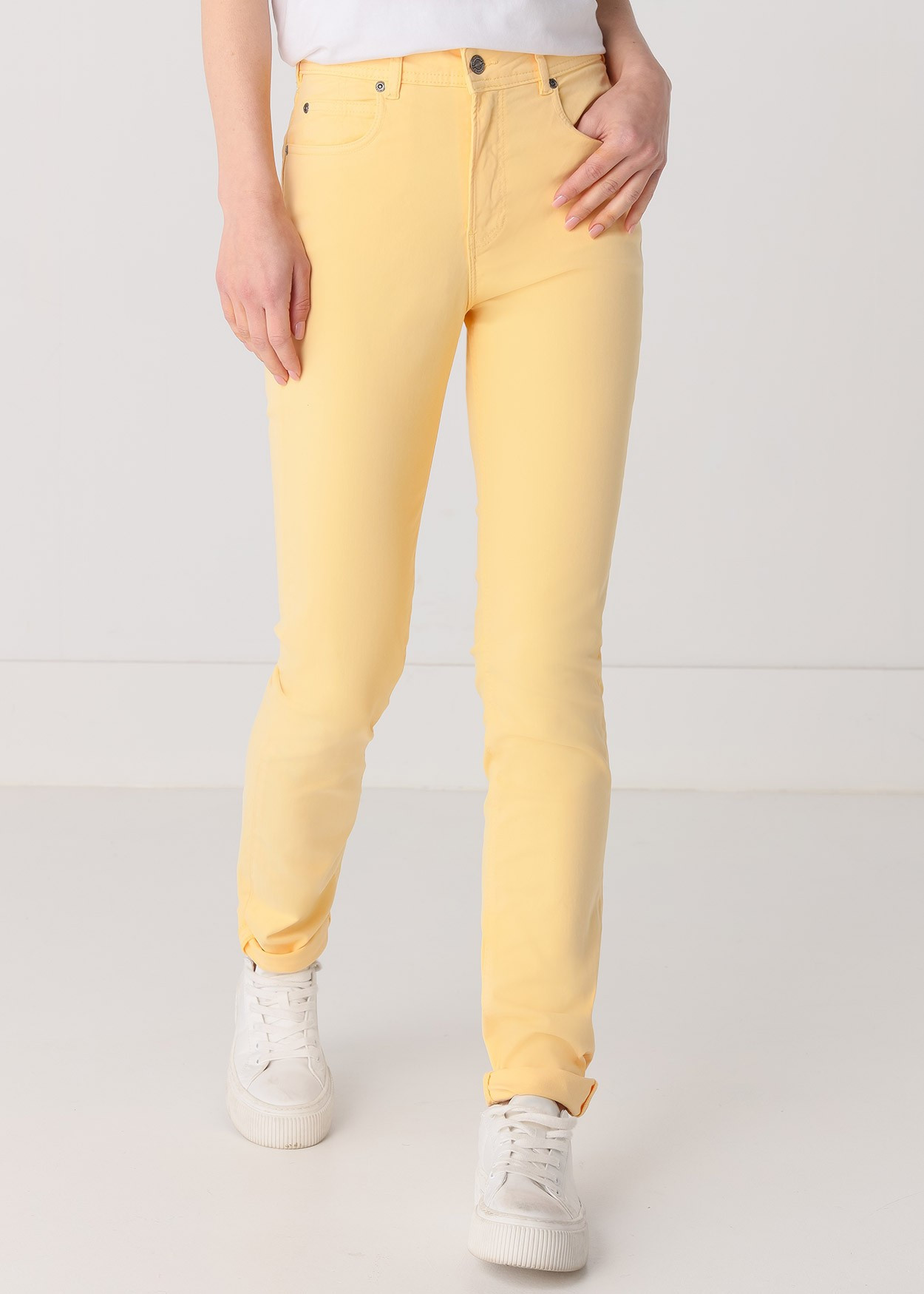 Pantalon Couleur Nouflore-Quin | Taille naturelle - Slim | Taille en pouces Cimarron