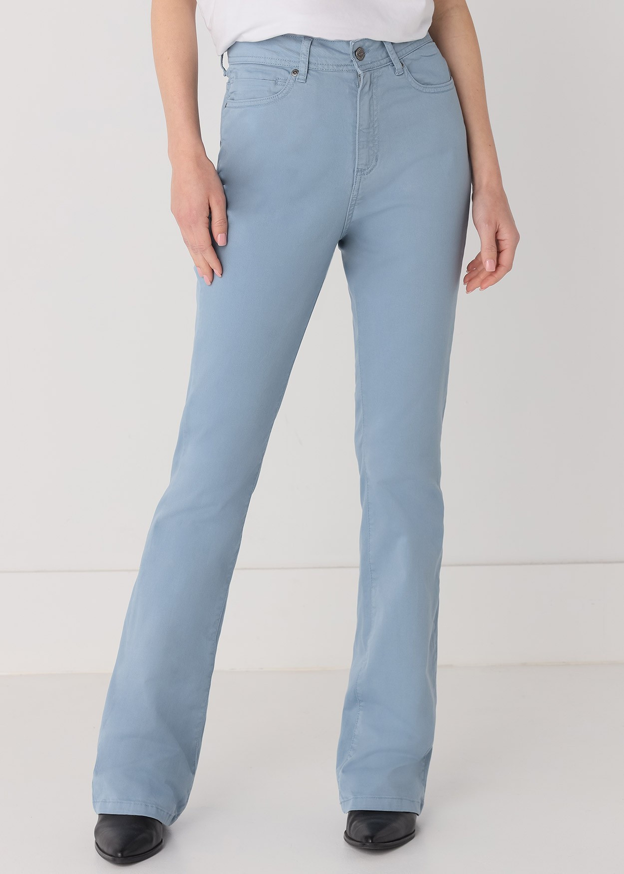 Pantalon de couleur Gracia-Pigm | Taille haute - Boot Cut | Taille en pouces Cimarron