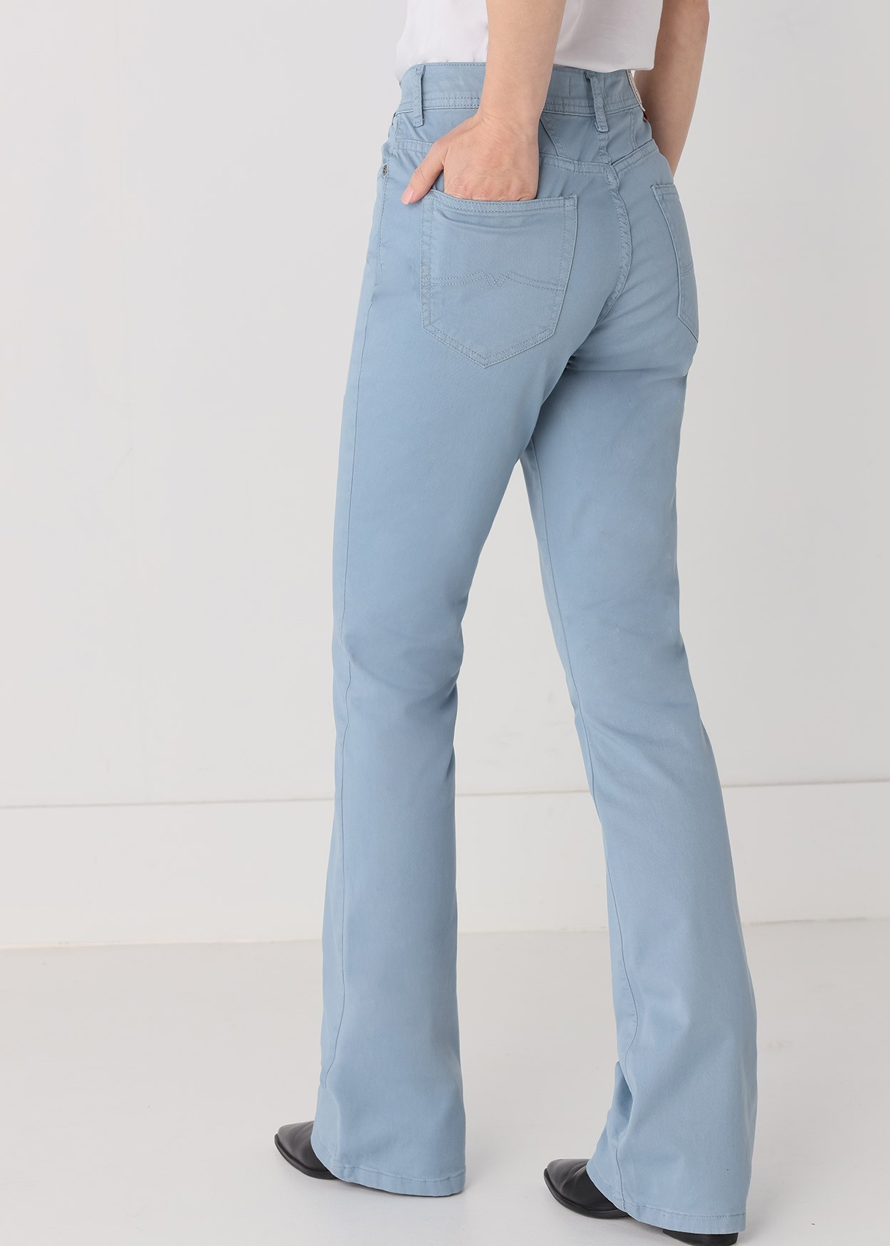 Pantalon de couleur Gracia-Pigm | Taille haute - Boot Cut | Taille en pouces Cimarron