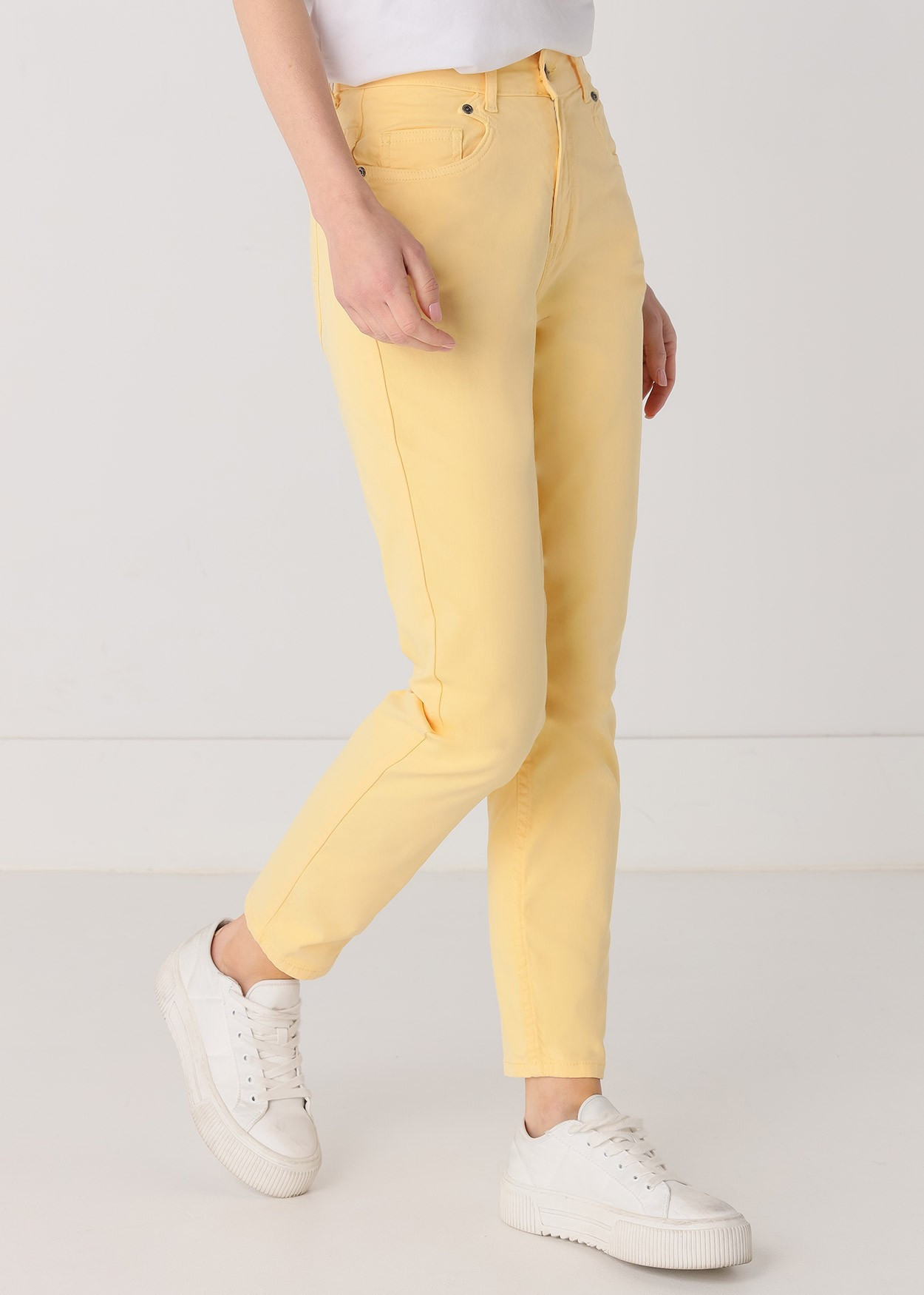 Couleur Carole-Pantalon Satin | Taille naturelle - Coupe Mom | Taille en pouces Cimarron