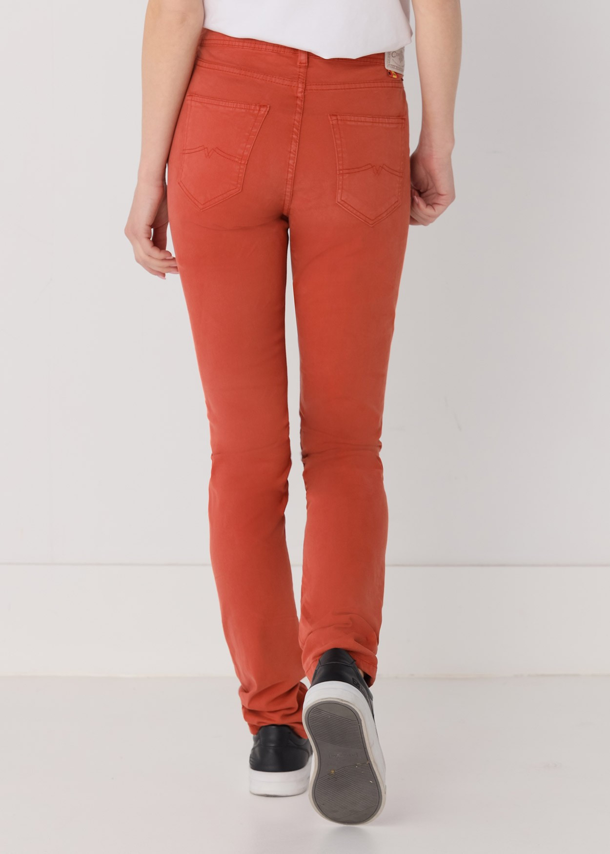 Pantalon | Nouflore-Satin Pêche Cimarron