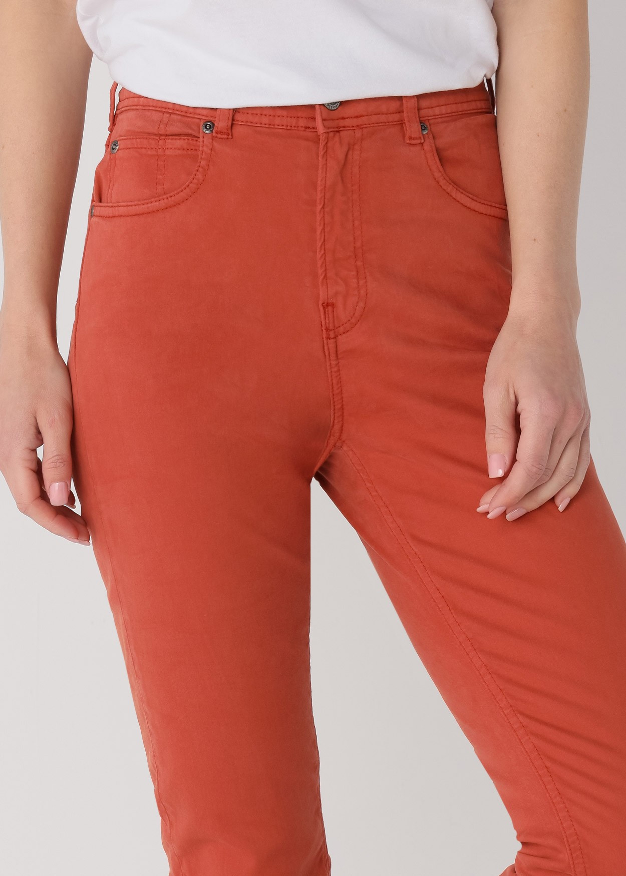 Pantalon | Nouflore-Satin Pêche Cimarron