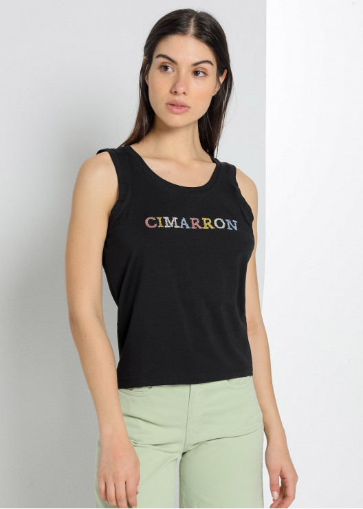 T-shirt sans manches...