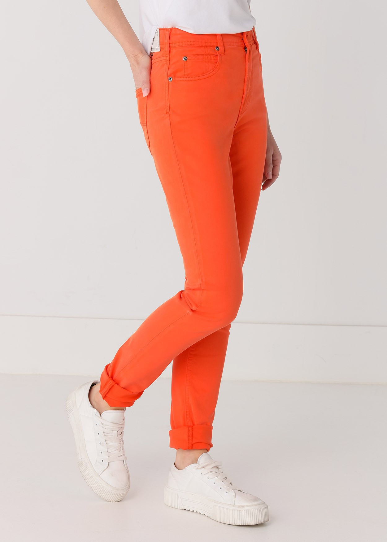 Couleur Nouflore-Satin Pêche Pantalon Cimarron