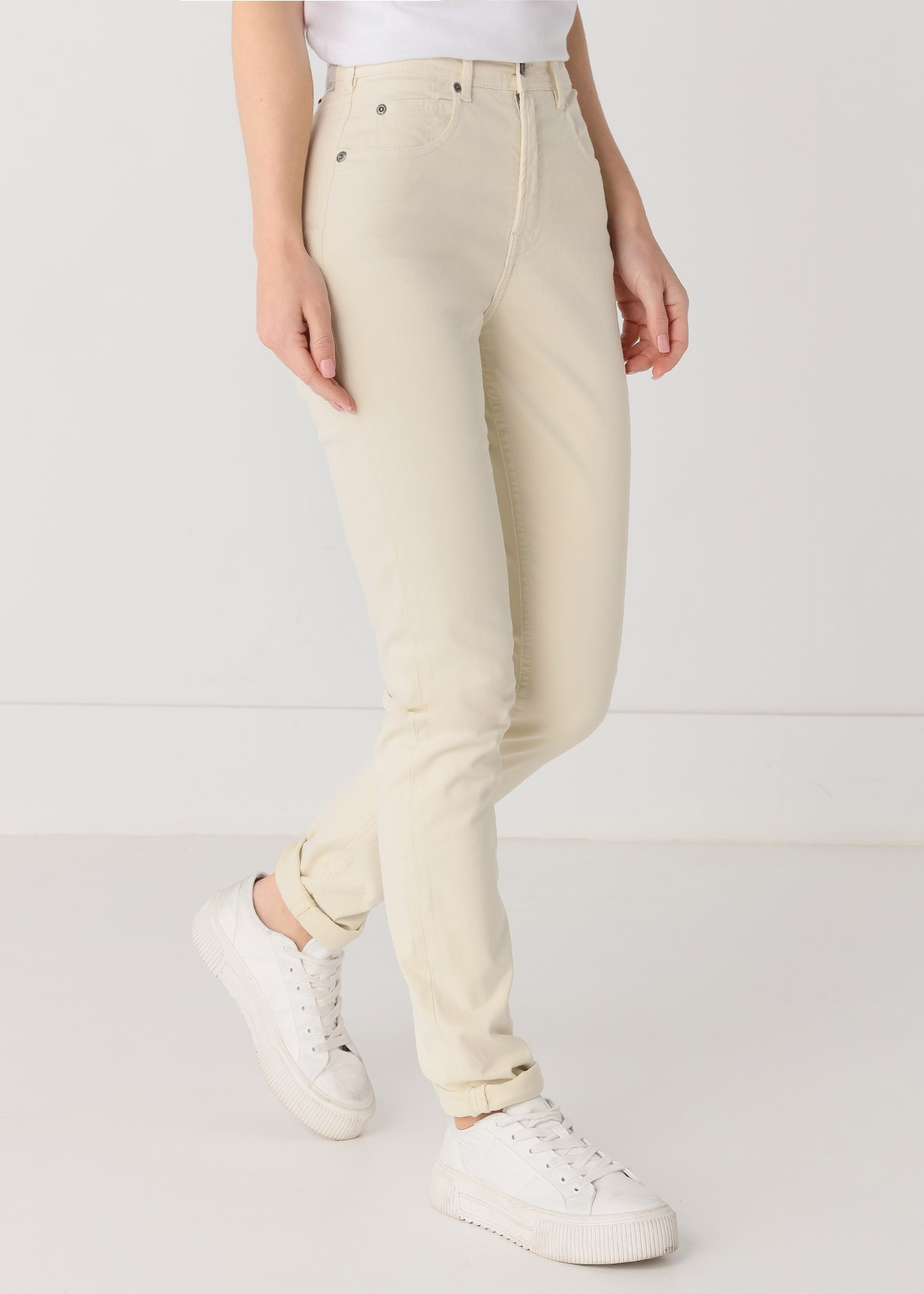 Pantalon | Nouflore-Satin Pêche Cimarron