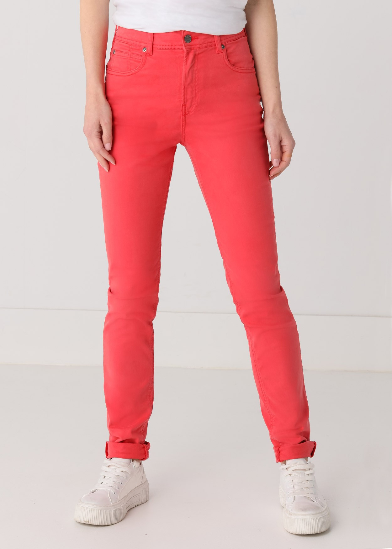 Pantalon | Nouflore-Satin Pêche Cimarron