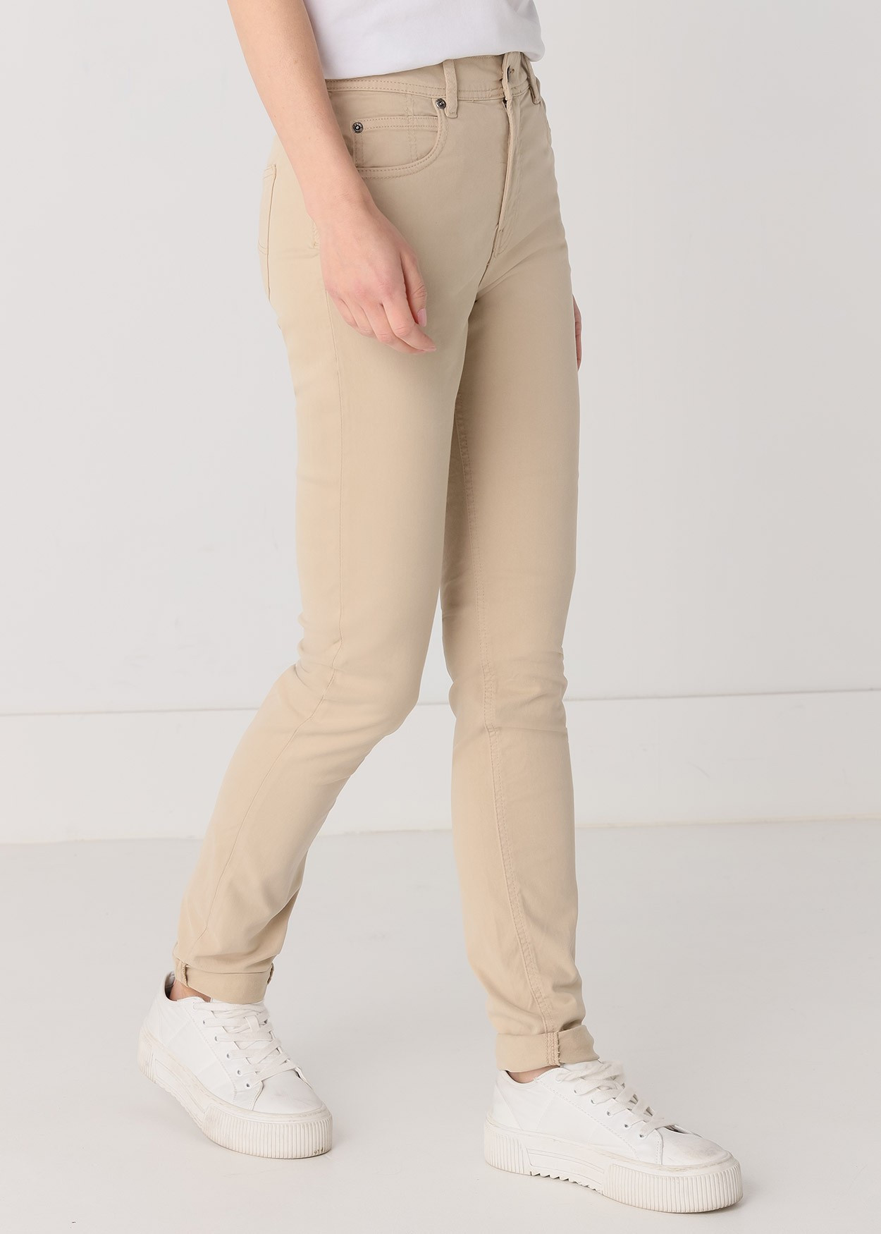 Couleur Nouflore-Satin Pêche Pantalon Cimarron