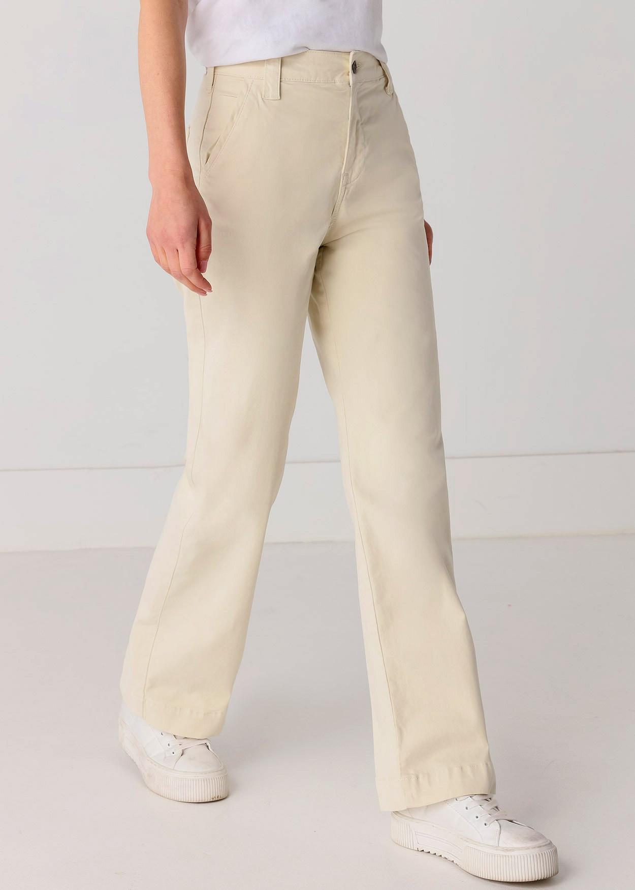 Chino Olivia Nectar | Taille haute - Coupe large droite | Taille en pouces Cimarron