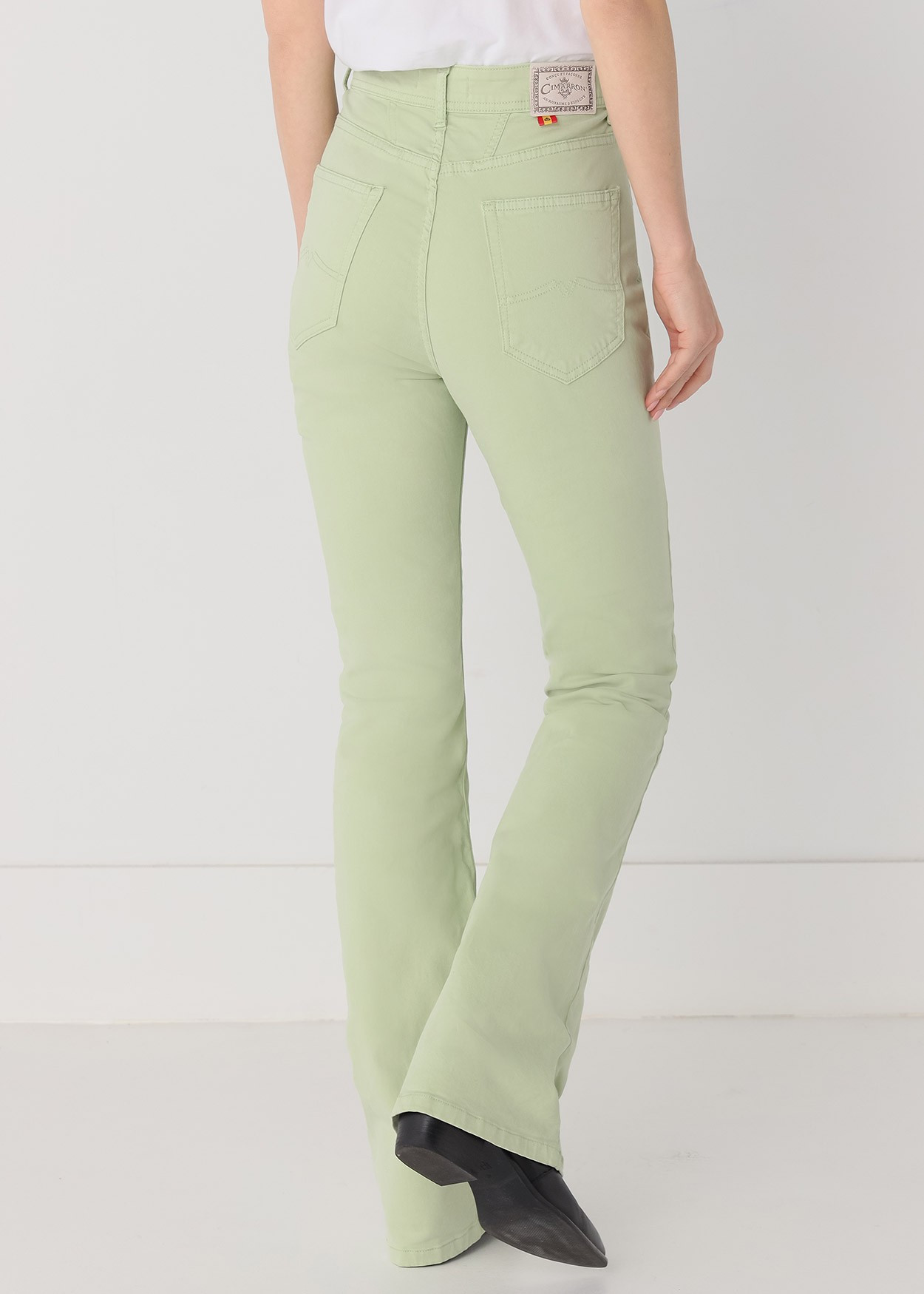 Pantalon de couleur Gracia-Nectar | Taille haute - Boot Cut | Taille en pouces Cimarron