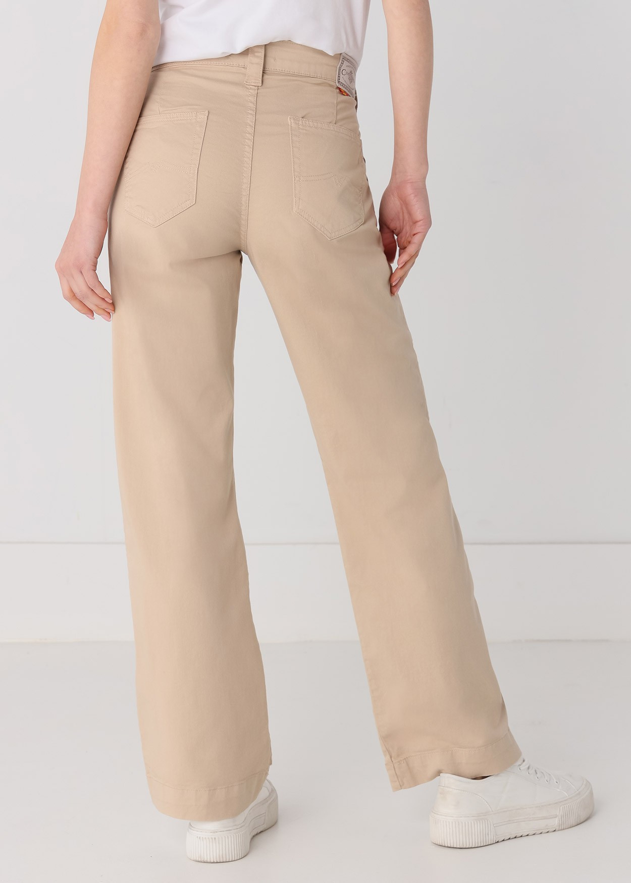 Chino Olivia-Phil |  Taille haute - Coupe large droite | Taille en pouces Cimarron