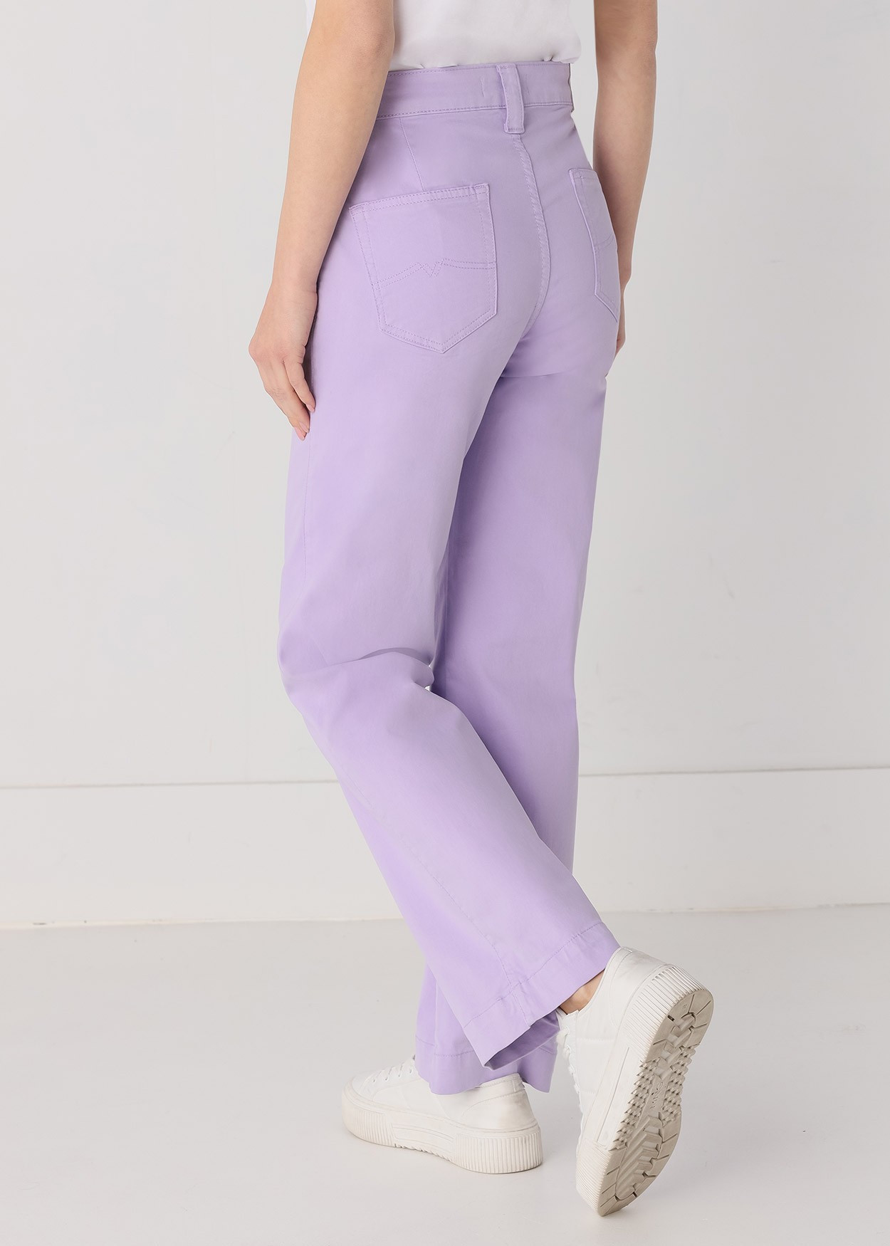 Chino Olivia Nectar | Taille haute - Coupe large droite | Taille en pouces Cimarron