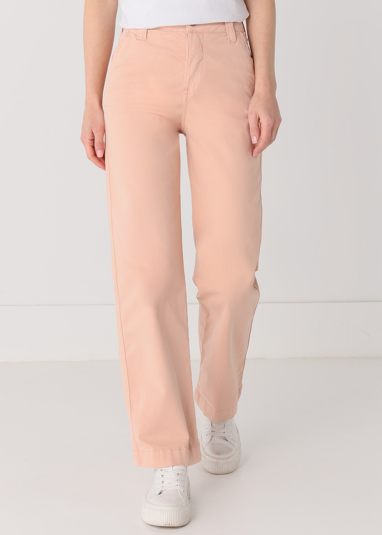 Chino Olivia Nectar | Taille haute - Coupe large droite | Taille en pouces Cimarron