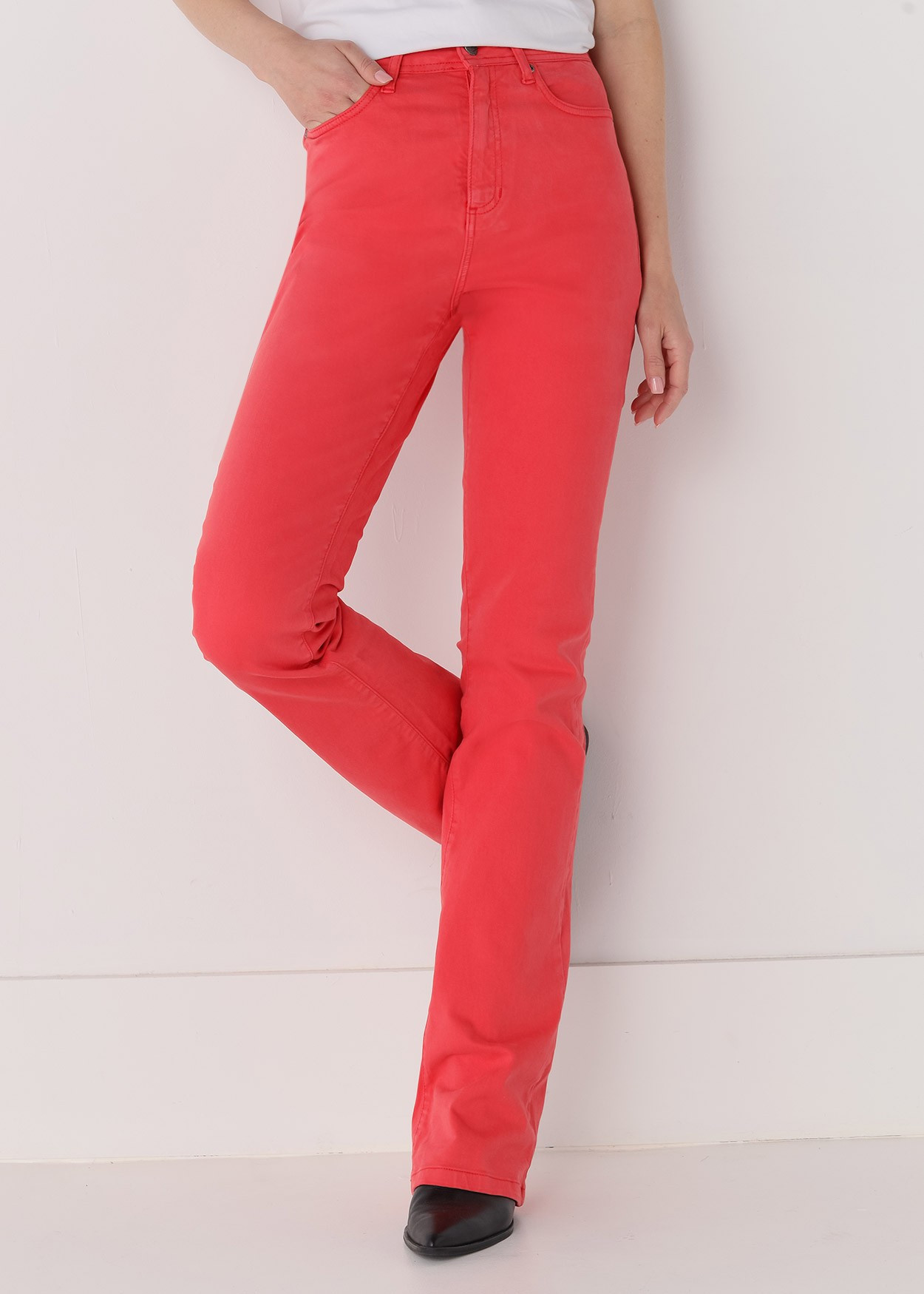 Pantalon de couleur Gracia-Nectar | Taille haute - Boot Cut | Taille en pouces Cimarron