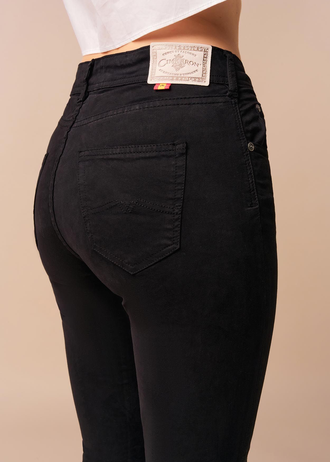 Pantalon | Nouflore-Satin Pêche Cimarron